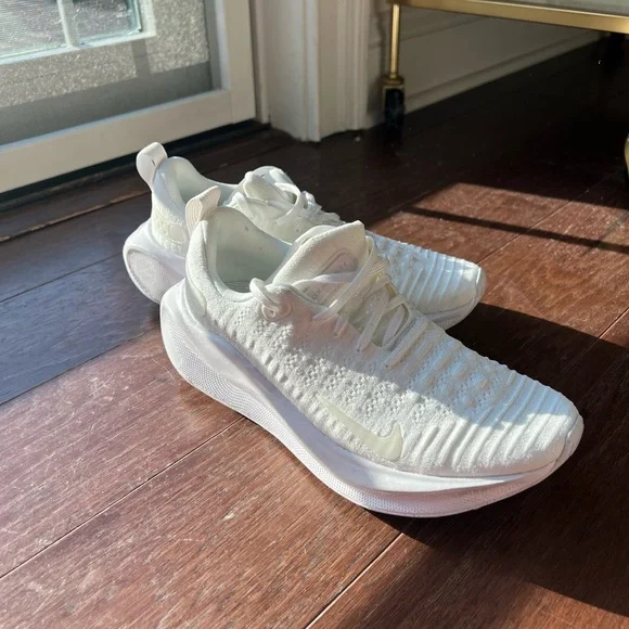 Nike ReactX Infinity Run 4 'Triple White', Size 8.5 - Picture 6 of 7